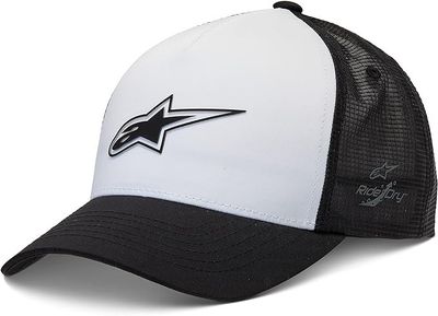 Advantage Tech Trucker Keps White/Black - Alpinestars