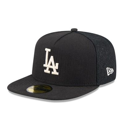Los Angeles Dodgers MLB Black 59FIFTY A-Frame Fitted Cap - New Era