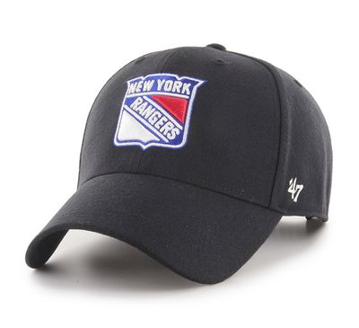 NHL-47 MVP CAP-New York Rangers-BLACK-OSFA - 47Brand