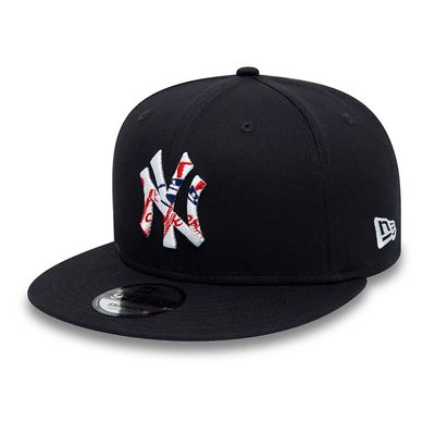 New York Yankees Team Infill Logo Navy 9FIFTY Snapback - New Era