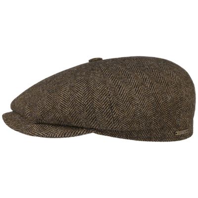 Hatteras Wool Herringbone Brown-Melange Stetson