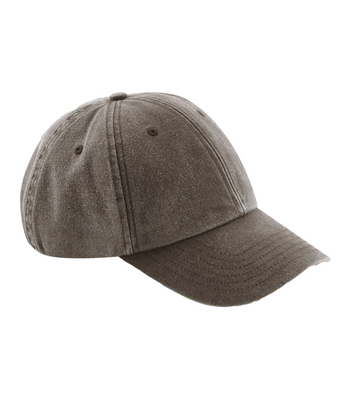Beechfield Low Profile Vintage Cap Brown