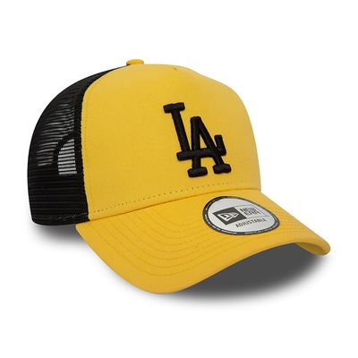 LA Dodgers League Essential Yellow Trucker Cap - New Era