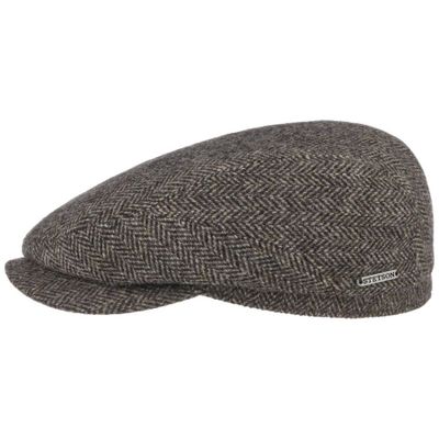 Driver Cap Wool Herringbone Antramelange- Stetson