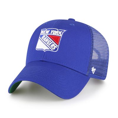 NHL New York Rangers Royal Branson Mesh Trucker   - '47 Brand