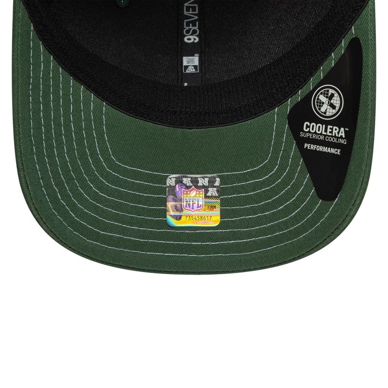 New York Jets NFL Dark Green 9SEVENTY Stretch Snap Adjustable Cap - New Era