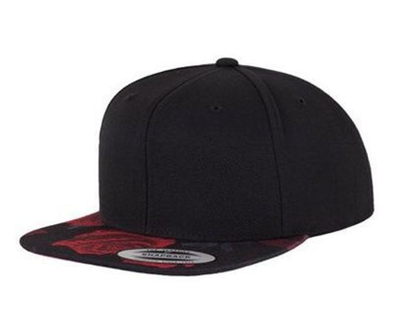 Yupoong Premium Snapback Black Rose
