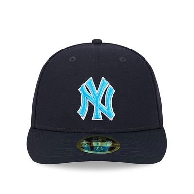 New York Yankees MLB Father's Day 2024 Navy Low Profile 59FIFTY Fitted Cap