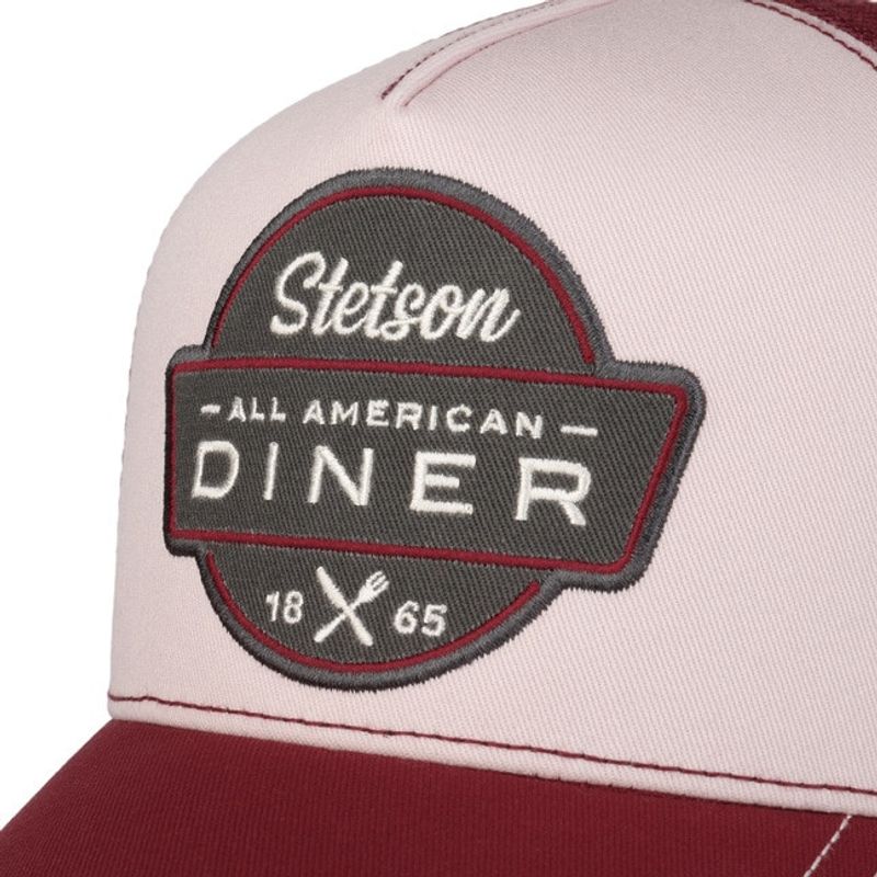 Stetson Trucker Cap All American Diner Red Rose
