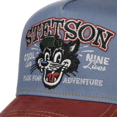 Cool Cats Nine Lives Trucker Cap Blue  - Stetson