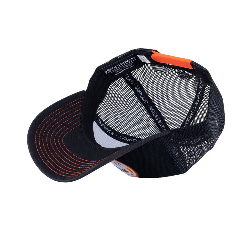 Naturen Trucker Keps Hooked Black/Orange - SQRTN