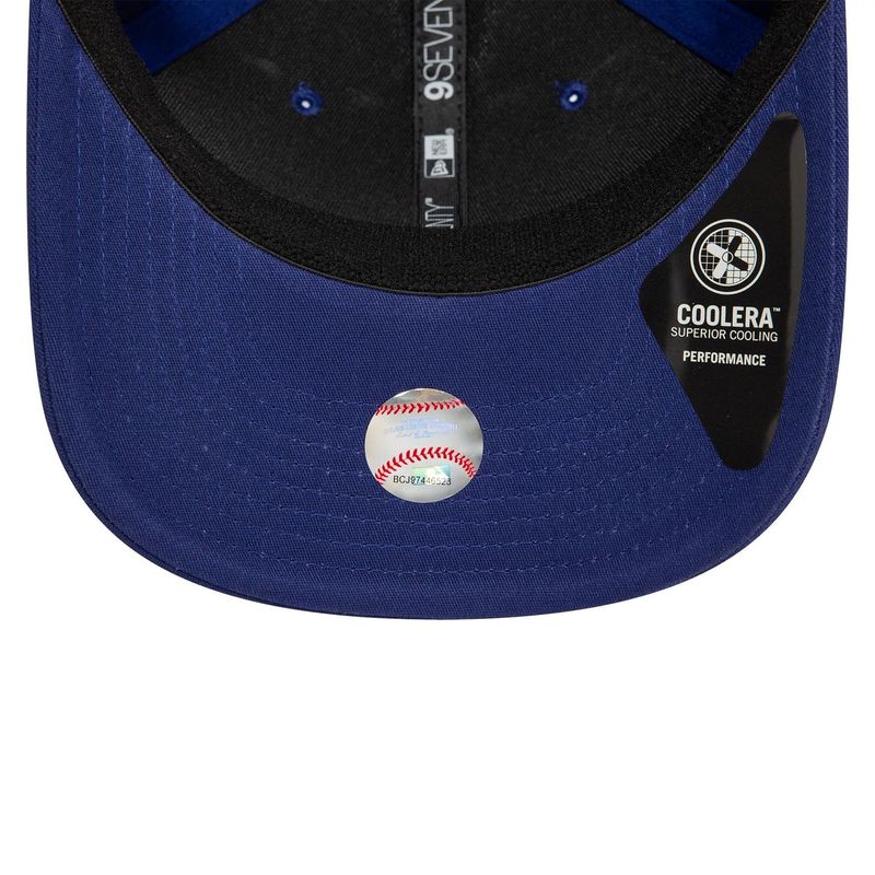 LA Dodgers Official Team Colour Dark Blue 9SEVENTY Stretch Snap Adjustable Cap - New Era