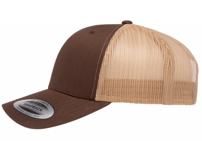 Trucker Flexfit Brun/Beige 6506 i lager från Flexfit/Yupoong