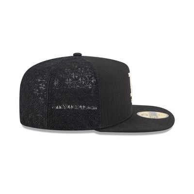 Los Angeles Dodgers MLB Black 59FIFTY A-Frame Fitted Cap - New Era