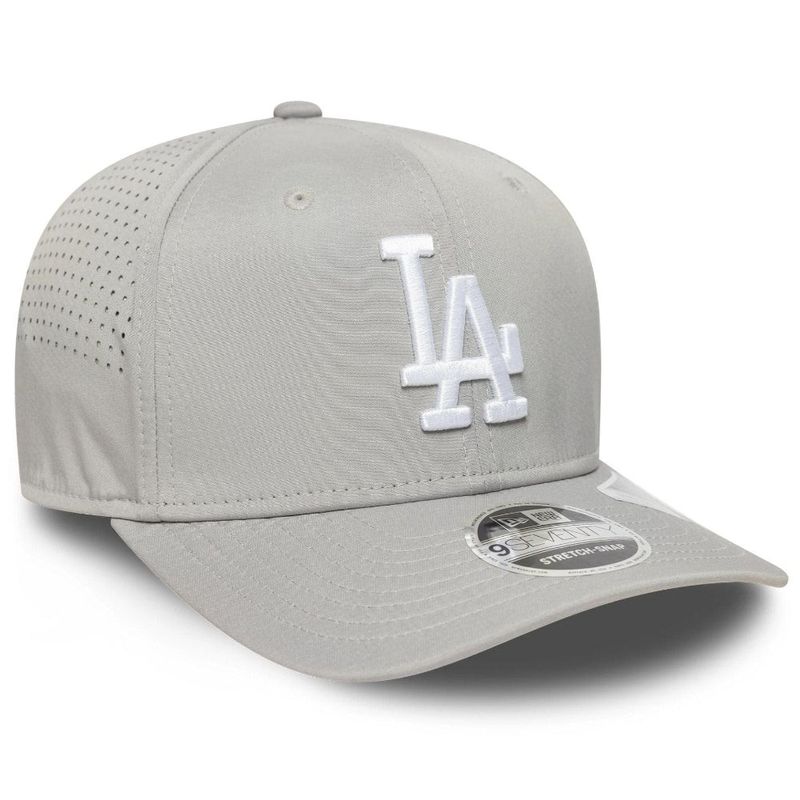 9Seventy Perforated LA Dodgers Stretch Snap Grey - New Era