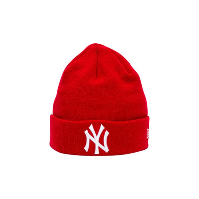 MLB New York Yankees Essential Cuff Knit Red- New Era