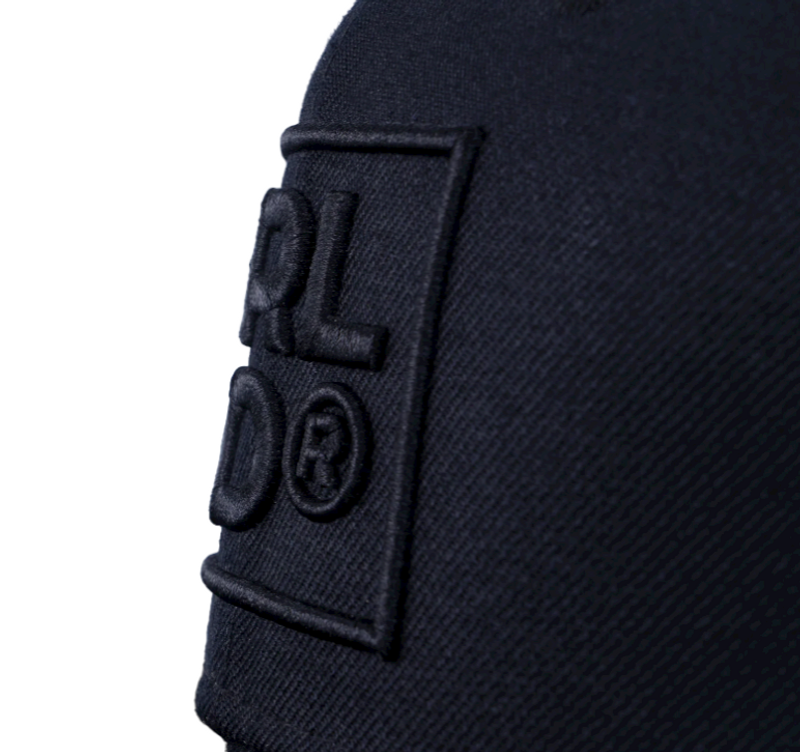 NRLND Snapback Cap Black/Black - SQRTN