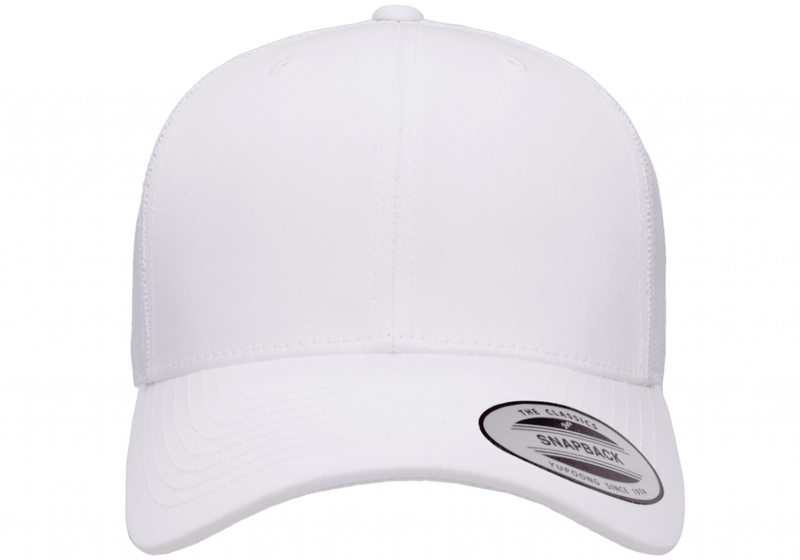 Kids Flexfit Trucker White 6606- Yupoong