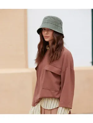 Vintage Bucket Hat Vintage Olive - Beechfield