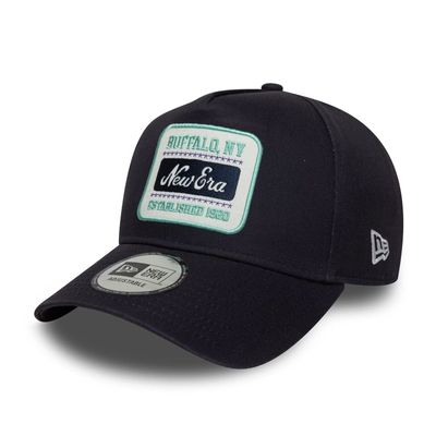 New Era Washed Patch Navy 9FORTY E-Frame Adjustable Cap