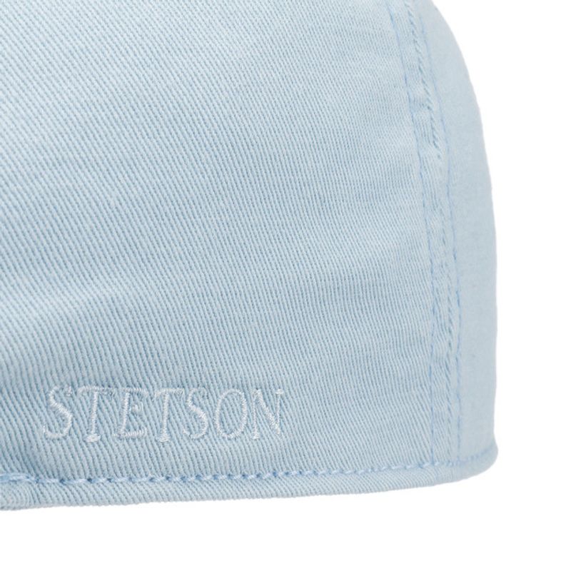 Texas Cotton Light Blue UV 40+ Gubbkeps/Flat Cap - Stetson