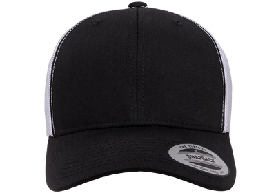 Trucker Retro Black/White 6606- Yupoong