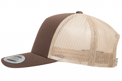 Trucker Flexfit Brun/Beige 6506 i lager från Flexfit/Yupoong