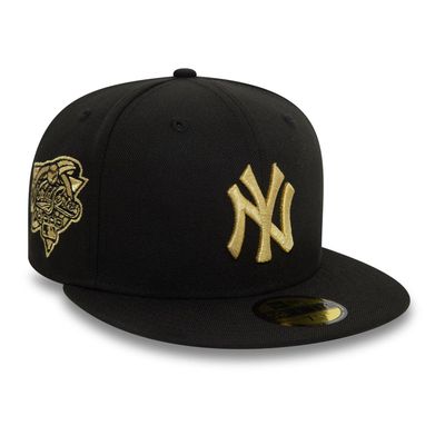 New York Yankees Cooperstown Metallic Black 59FIFTY Fitted Cap - New Era