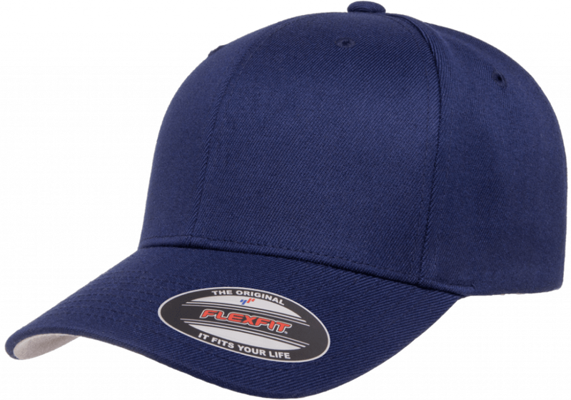 Baseball Premium Wool Flexfit Keps Navy 6477 - Flexfit