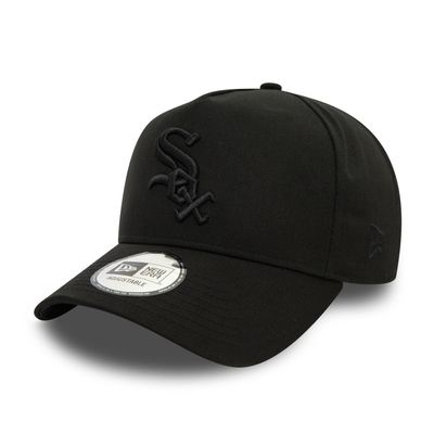 Chicago White Sox Monochrome Black 9FORTY E-Frame Adjustable Cap - New Era