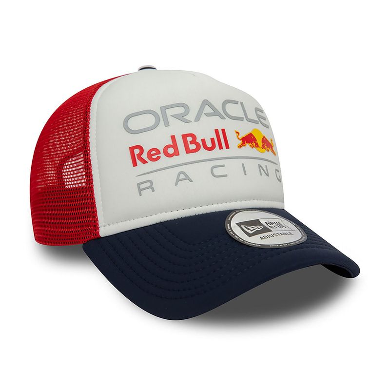 Red Bull Racing Colour Block Red E-Frame Trucker - New era