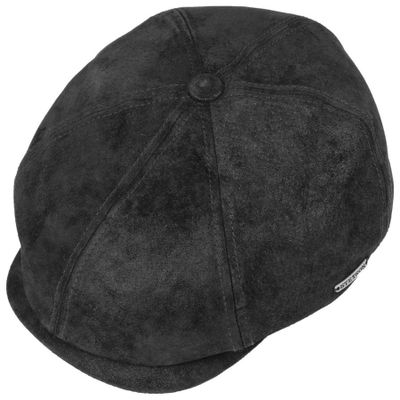 6-Panel Cap Pigskin Black Stetson