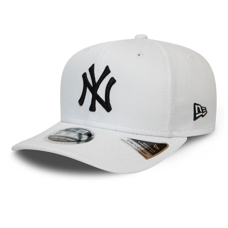 9Fifty New York Yankees League Essential Stretch Snap White - New Era