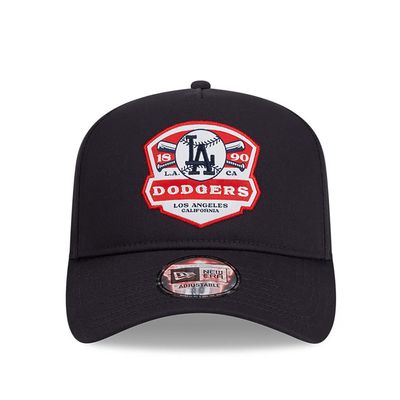 LA Dodgers MLB Patch Navy A-Frame Trucker Cap New Era
