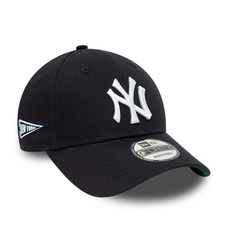 9forty New York Yankees Side Patch Navy Cap - New Era
