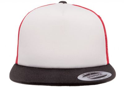 Foam Trucker keps Black/White/Red - Yupoong