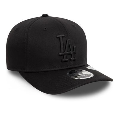 LA Dodgers Monochrome Black 9SEVENTY Stretch Snap Adjustable Cap- New Era