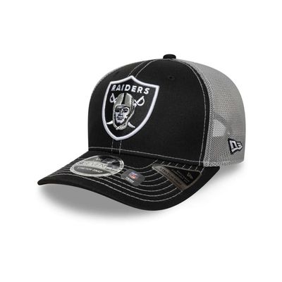 Las Vegas Raiders NFL Black 9SEVENTY Stretch Snap Adjustable Cap - New Era