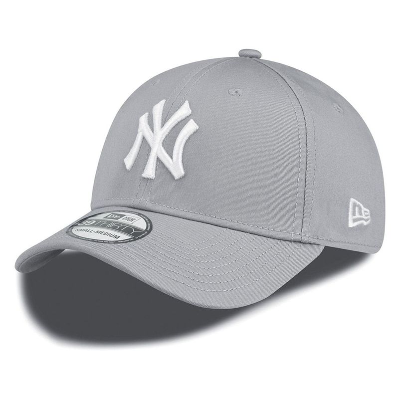 New York Yankees League Essential Grey 39THIRTY Stretch Fit Cap - New Era