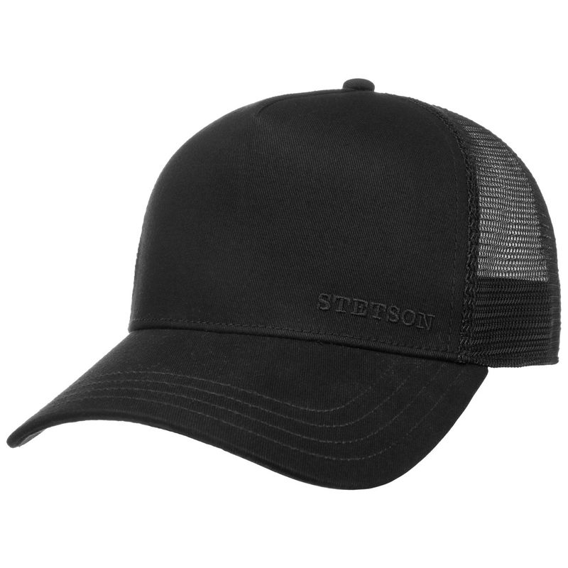 Trucker Cap Classic Cotton Black - Stetson