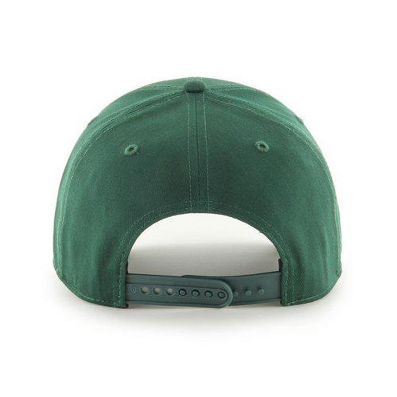 Kids MLB Oakland Athletics Keps Raised Basic MVP Dark Green Adjustable - 47 Brand