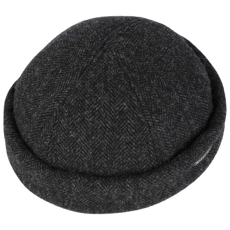 Docker Wool Herringbone Dark Grey - Stetson