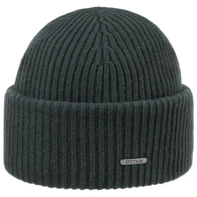 Classic Uni Wool Beanie Hat Green- Stetson