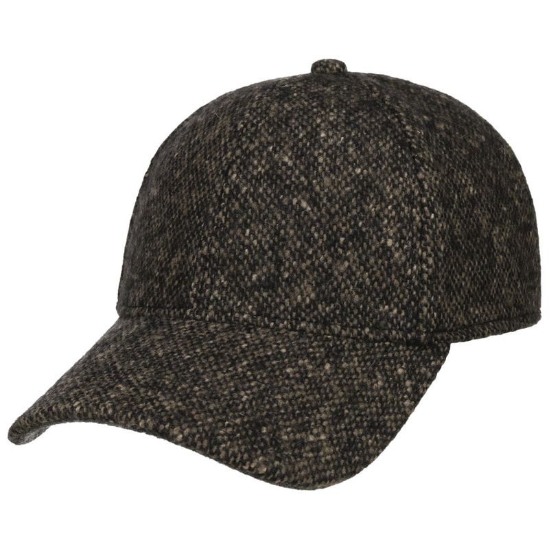 Classic Donegal Tweed Black/Mud Cap - Stetson