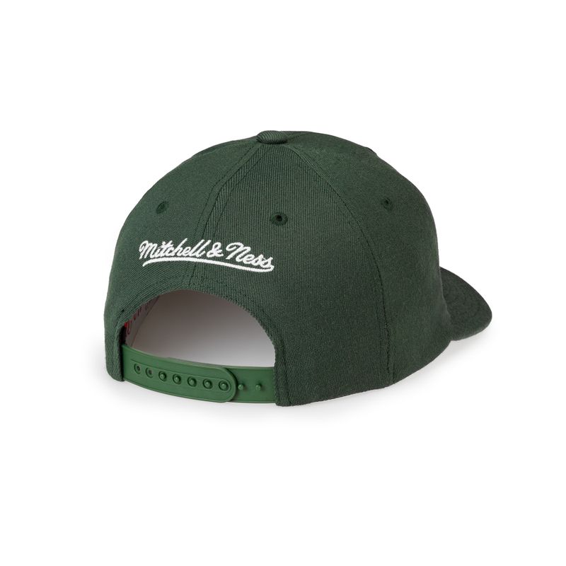 Own Brand Pinscript Dark Green/White Red Classic - Mitchell & Ness