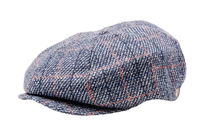 Brood Snap Cap Washed Navy/Phoenix Orange 10770 - Brixton