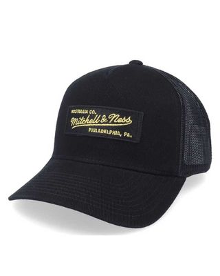 Own Brand Box Logo Black/Gold Trucker - Mitchell & Ness