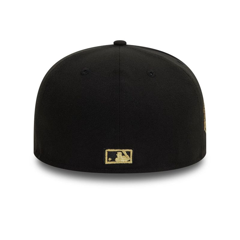 LA Dodgers Cooperstown Metallic Black 59FIFTY Fitted Cap - New Era