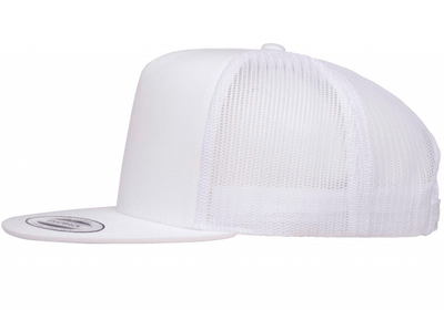Flexfit/Yupoong Trucker white 6006 i lager för snabb leverans
