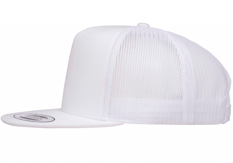Flexfit/Yupoong Trucker white 6006 i lager för snabb leverans